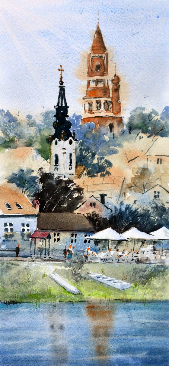 Dunavski kej Zemun 17x36cm 2022