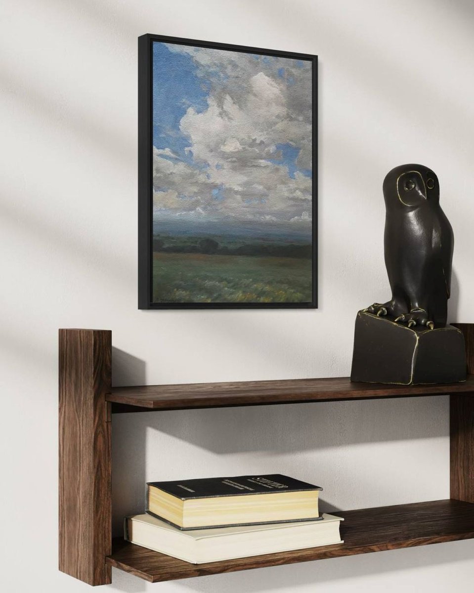 Impressionistic Landscape Oil Painting By Bohdan Vykhrenko, 12 X 16, Summer View, Original Artwork