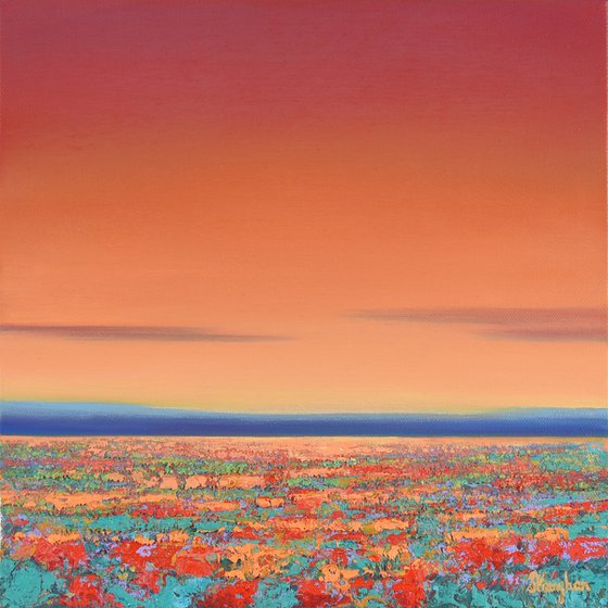 Field of Flowers - Vibrant Colorful Landscape