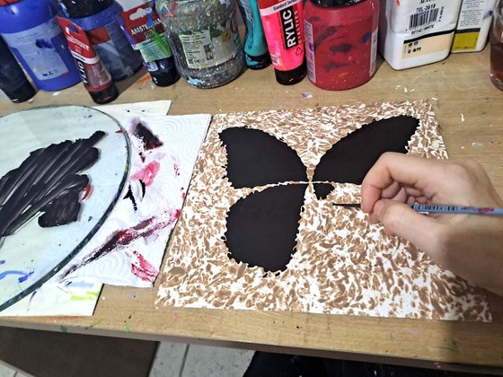 Set of 3 «Chocolate Butterflies»