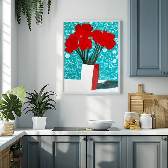 Red Floral Bouquet