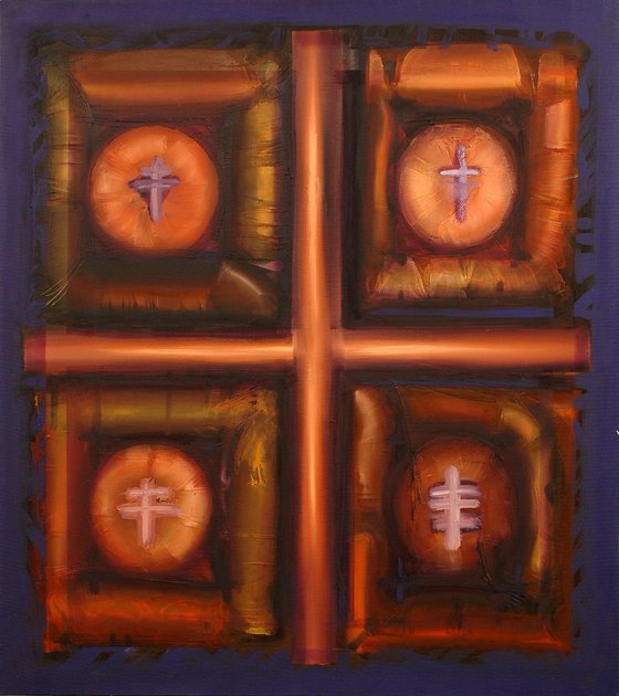 "Golden Cross" (Zlatni Krst), 90x100