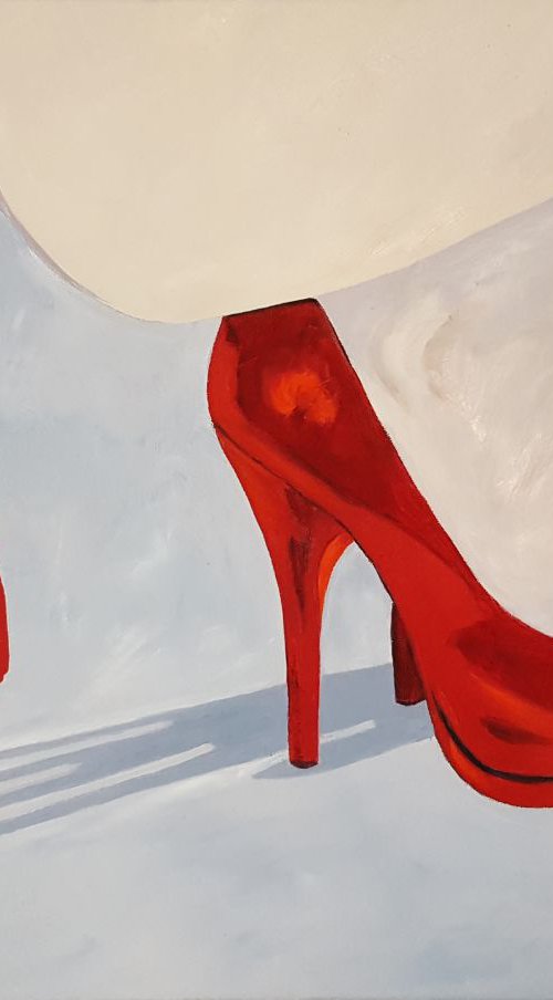 "Her Red Shoes" by Cathy Maiorano