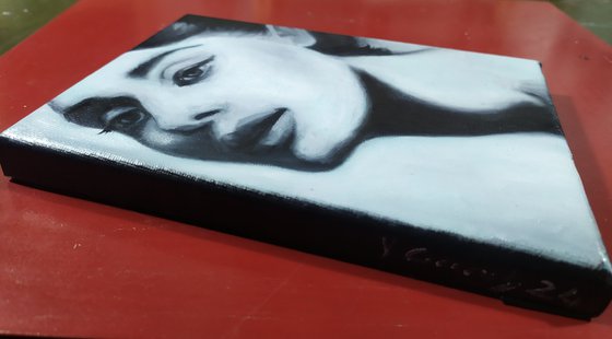Miniatures Portraits  "Audrey Hepburn"