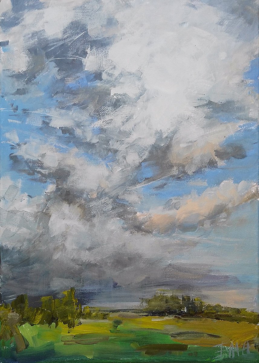 Springtime Caprice By Emilia Milcheva, 20 X 28, Artwork For Sale On Artfinder