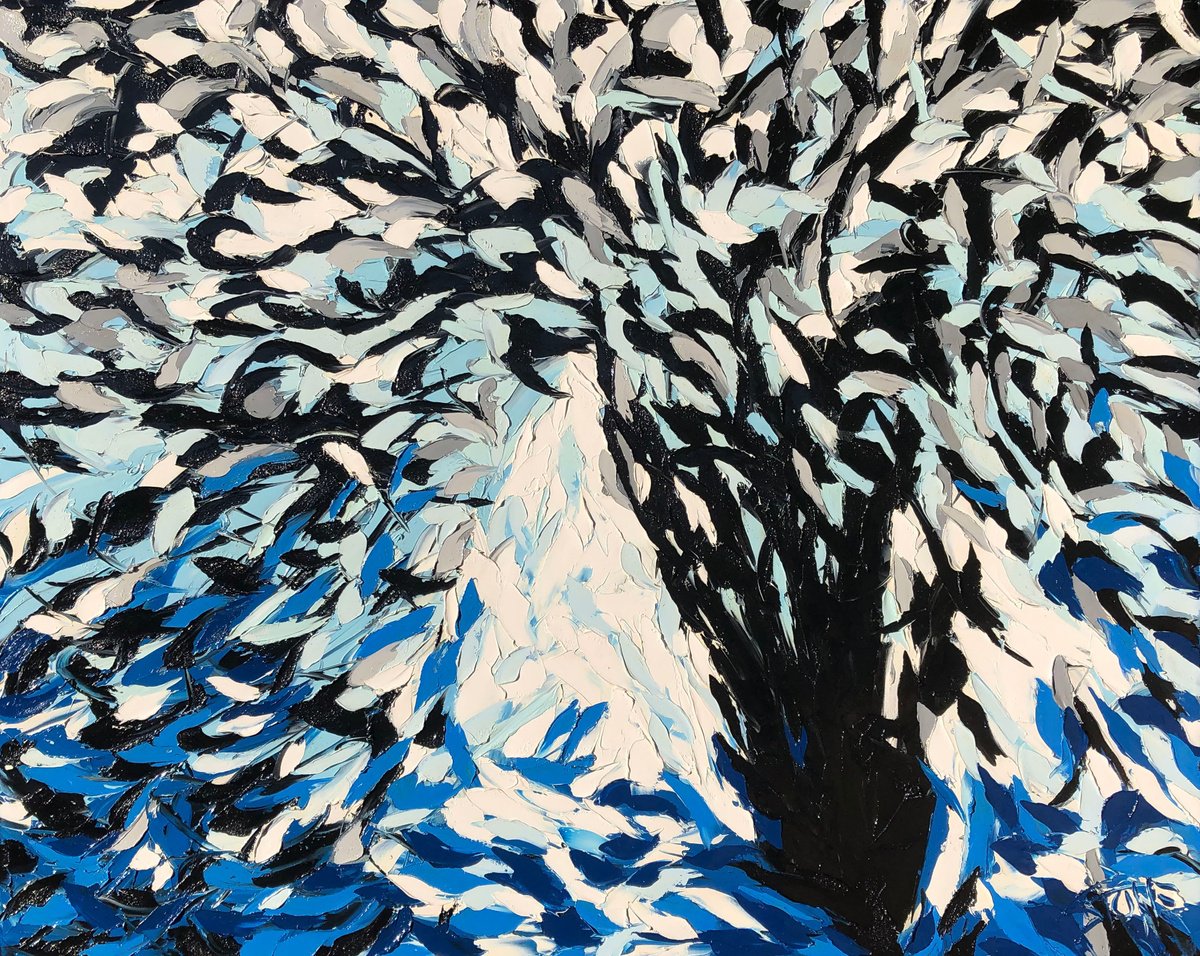 Front Birch By Bill Stone, 60 X 48, Artwork For Sale On Artfinder