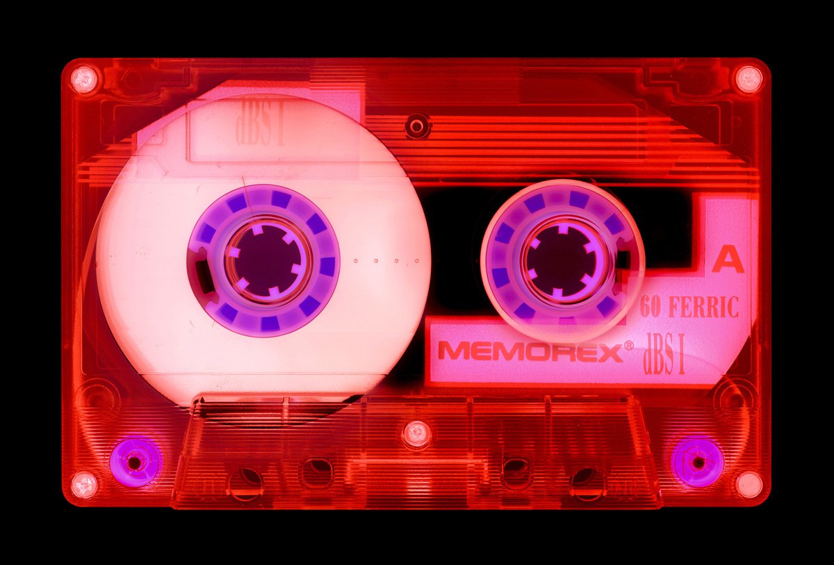 Heidler & Heeps Tape Collection, ’Ferric 60 (Tinted Red)’, 2021 by Richard Heeps