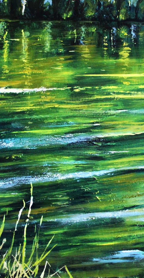 Twilight and Moorhen by Rod Bere