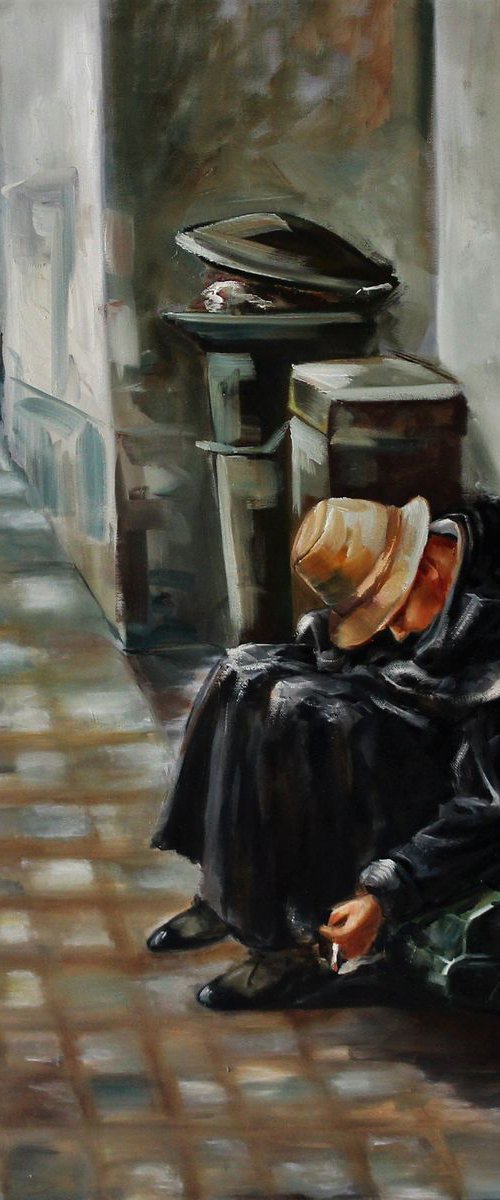 The beggar by Paula Berteotti