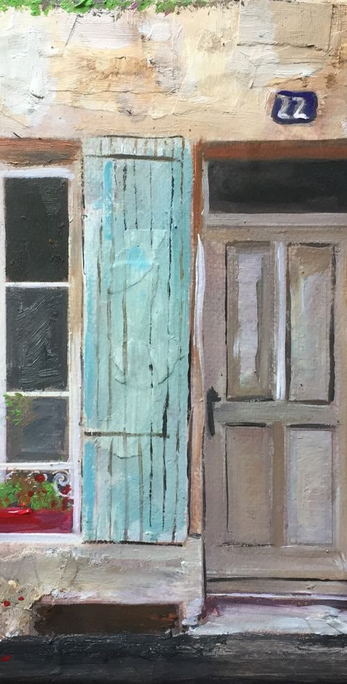 The Door to Number 22, France by Andrew  Reid Wildman