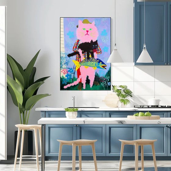 Pink Cat