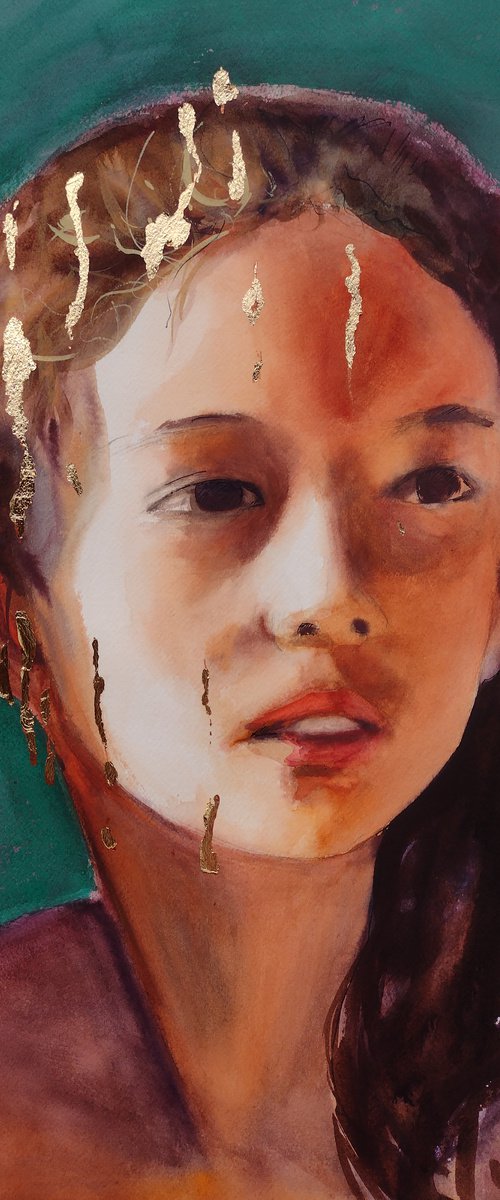 Kintsugi girl 2 by Marina Del Pozo