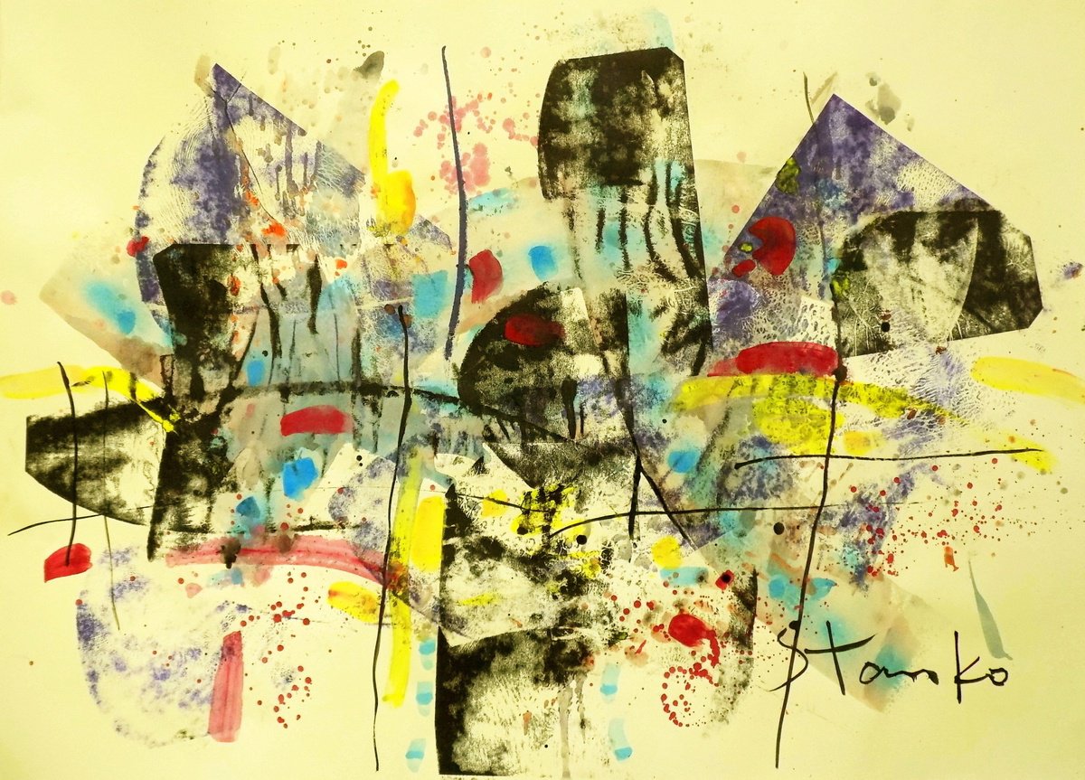  Abstract Landscape-Ix By Stanislav Bojankov, 28 X 20, Artwork For Sale On Artfinder