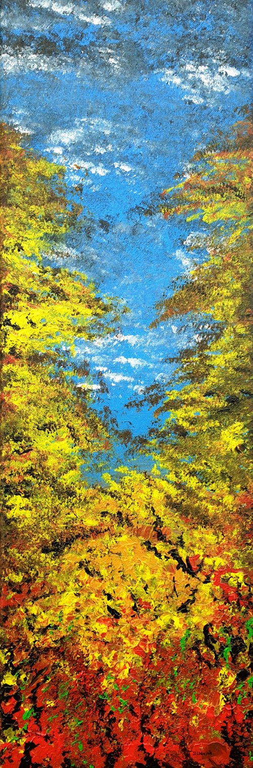 Blue Autumn Sky 1 by Daniel Urbaník