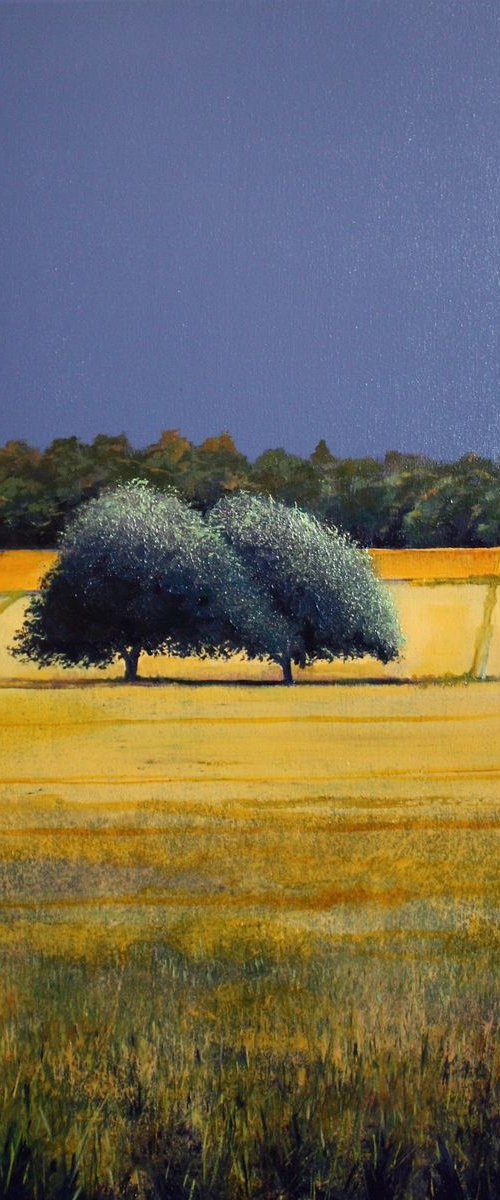2 Trees Tranquility X by Simon Jones