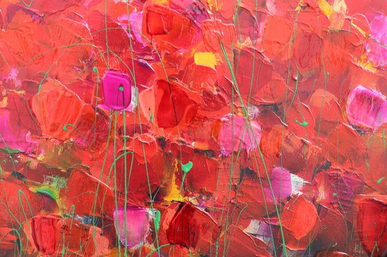 flowers in red