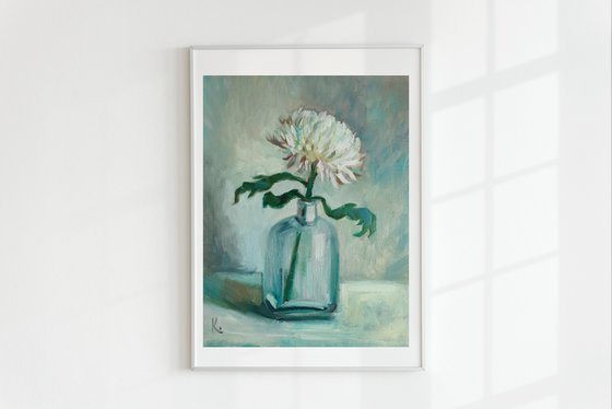 "Chrysanthemum in vase"