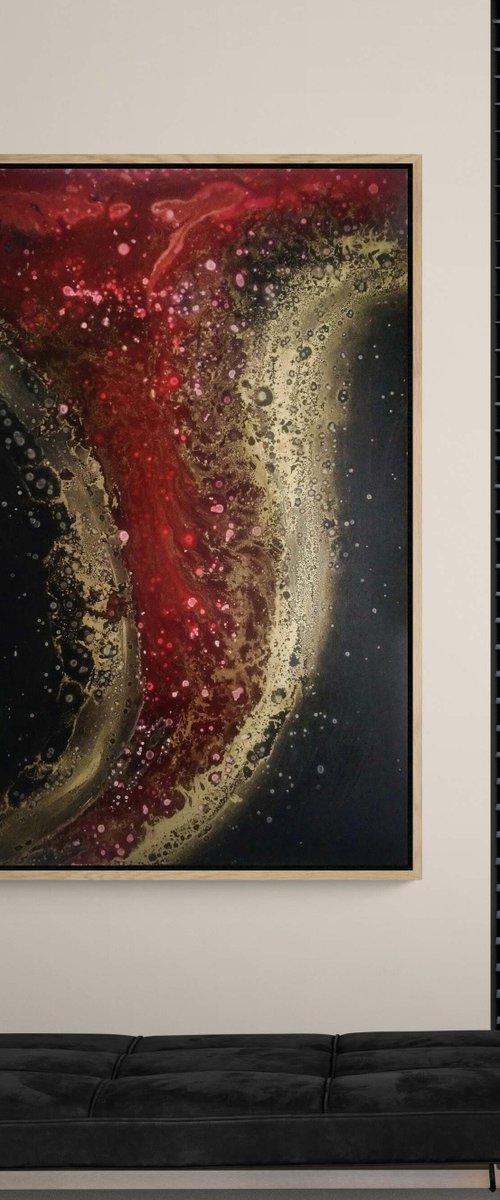 LAVA  (70x100cm) by Eleni Denart