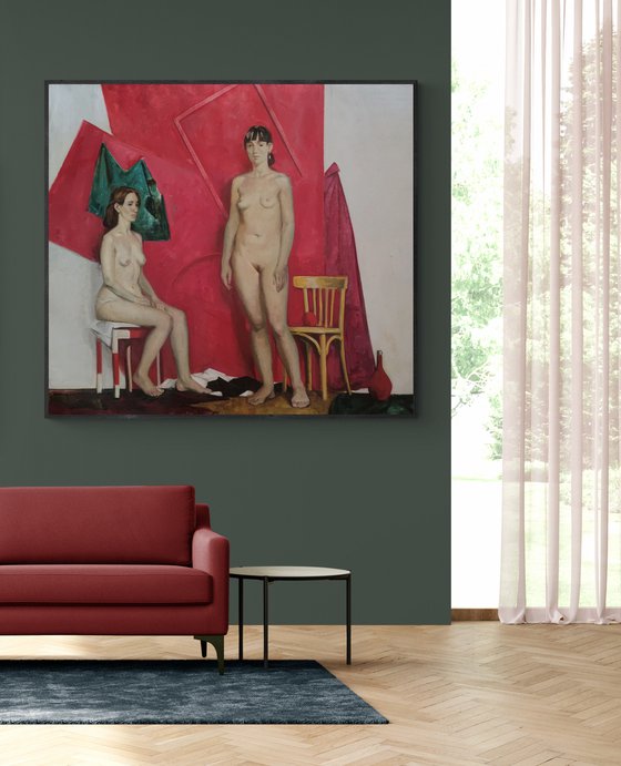 Double composition with nudes
