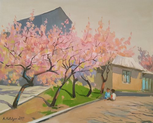 Blossomed tree  - ONE OF A KIND by Hrachya Hakobyan