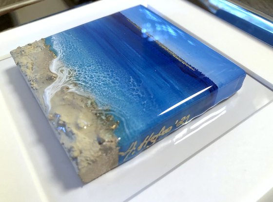 Ocean Waves miniature painting