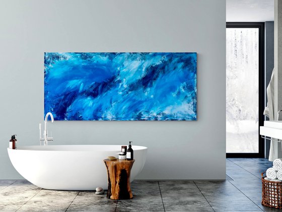 Atlantic crossing No. 5221 Abstract blue