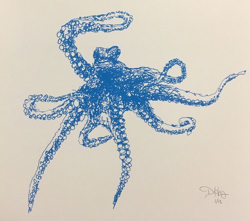 Squiggly Octopus by David Horgan