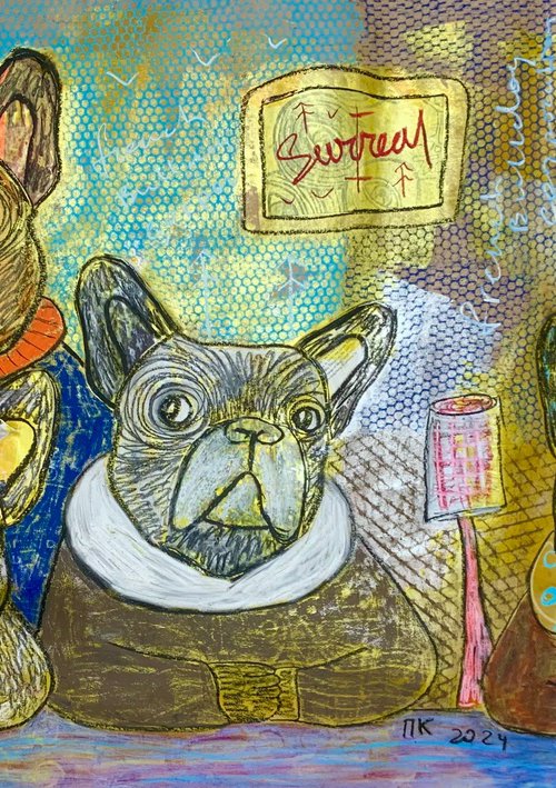 French bulldog corporation #9 by Pavel Kuragin