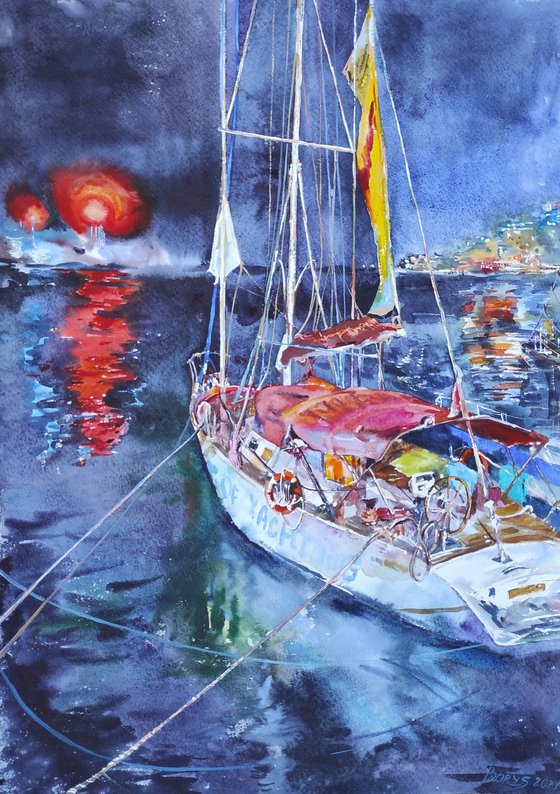 Summer Coolness At Sea