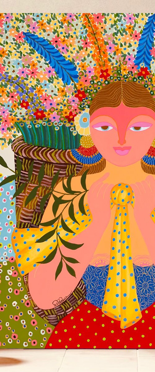Flower Carrier by Hiranya R