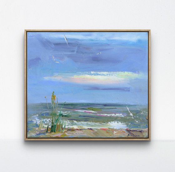 A quiet evening by the sea