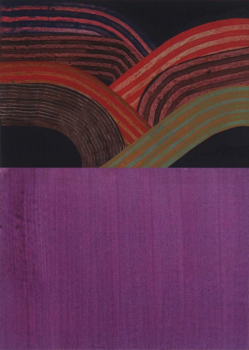 Abstract Acrylic Painting By Martin Singer, 12 X 16", Lcvm25-08, Original Artwork