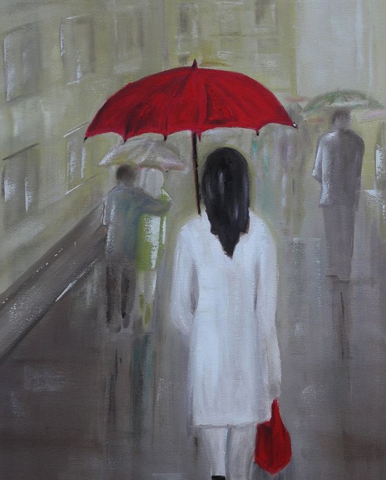Girl with the Red Umbrella