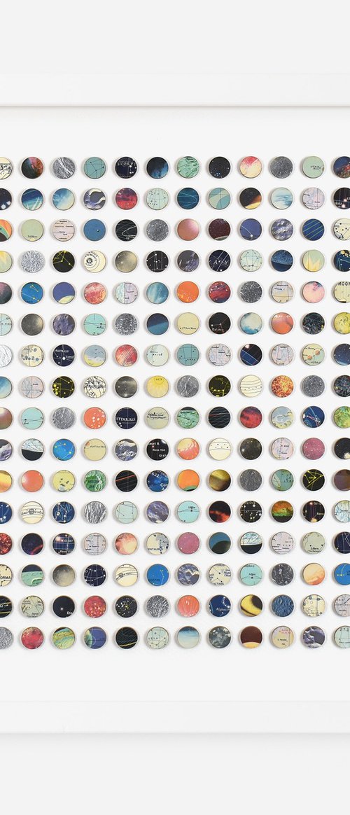 Space Dots Collage by Amelia Coward
