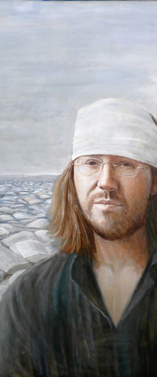 Portrait of David Foster Wallace by paolo beneforti