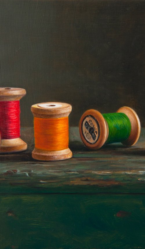 Bobbins of color by Mayrig Simonjan