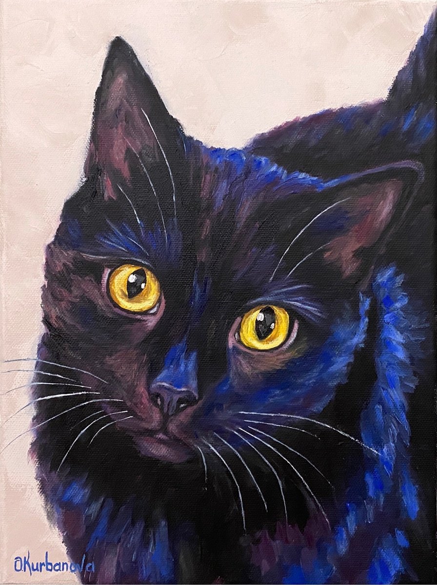 The Observer By Olga Kurbanova, 9 X 12, Artwork For Sale On Artfinder