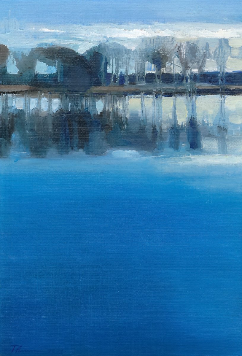 The Blue By Tatiana Alekseeva, 8 X 11, Artwork For Sale On Artfinder