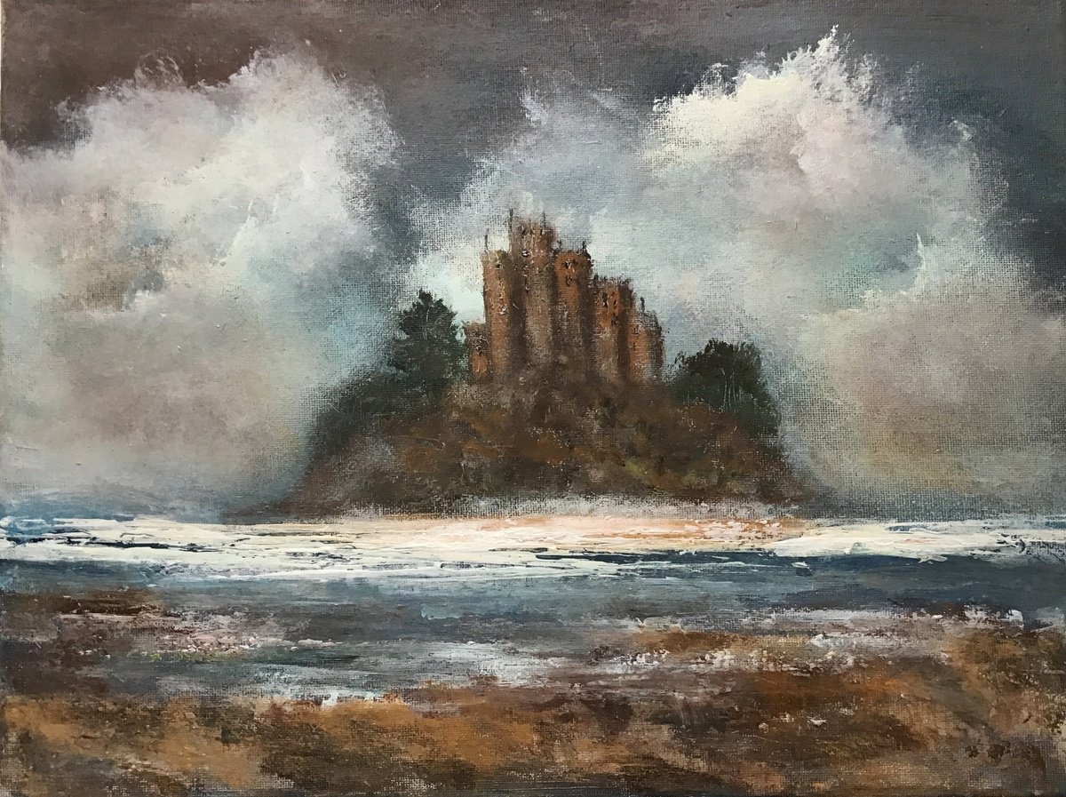 ST Michaels Mount Cornwall by Maxine Anne Martin