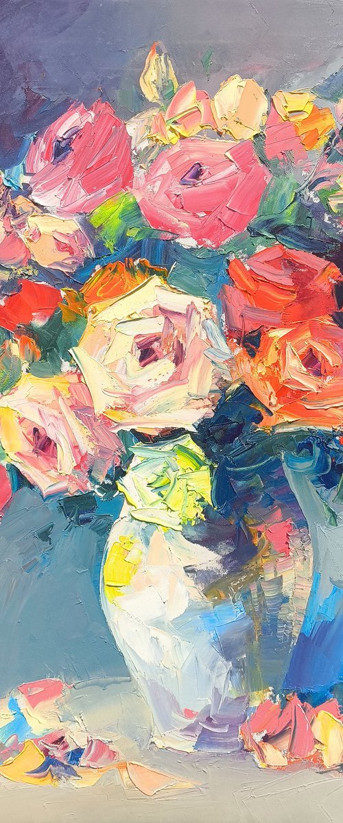 A Bouquet of Roses by Hayk Miqayelyan