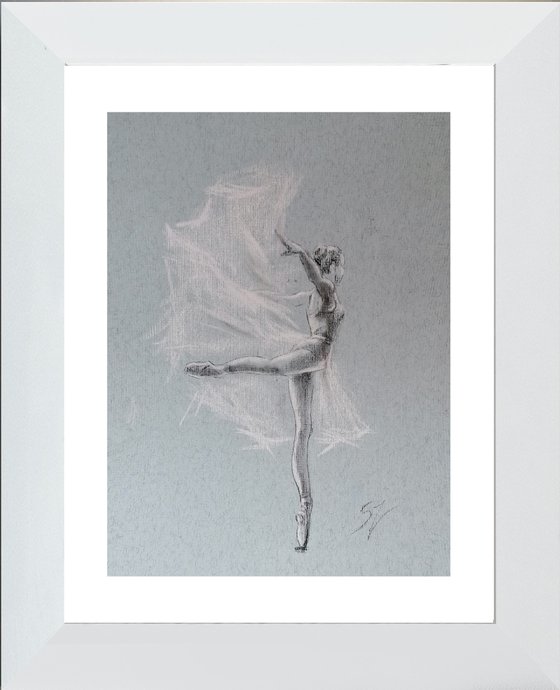 Ballerina in white