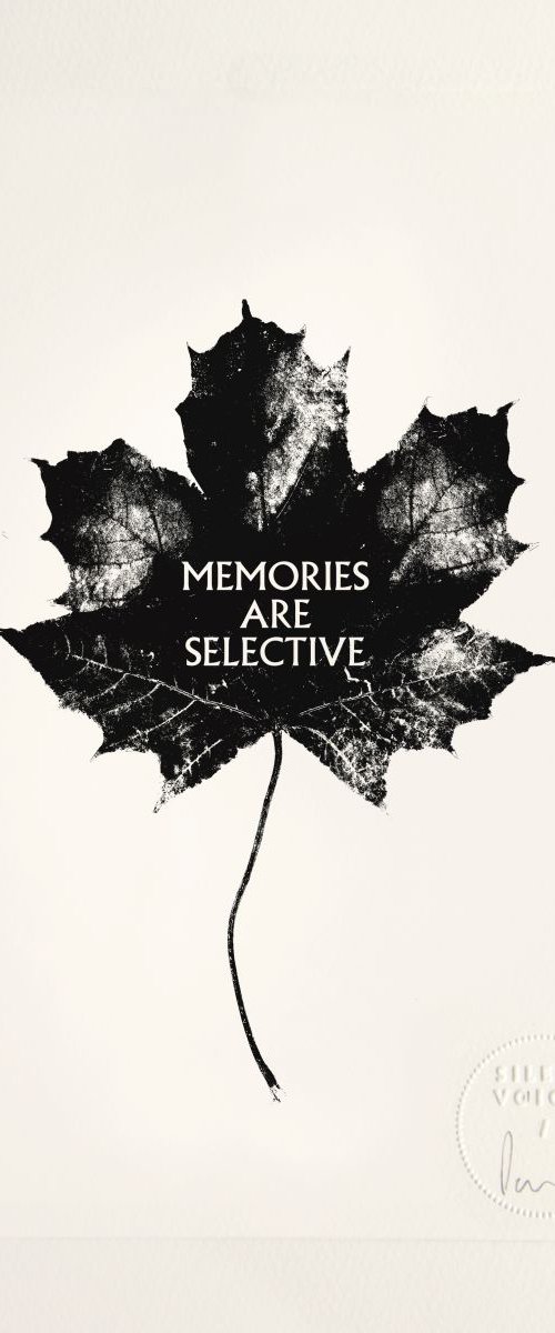 Memories Are Selective - limited edition etching by Paul West