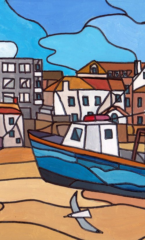 "Low tide, St Ives harbour" by Tim Treagust