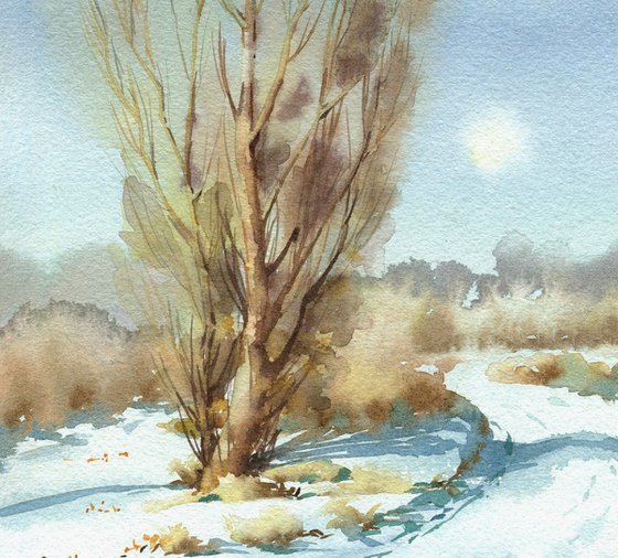 Ukrainian watercolour. February