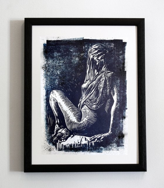 Veiled figure