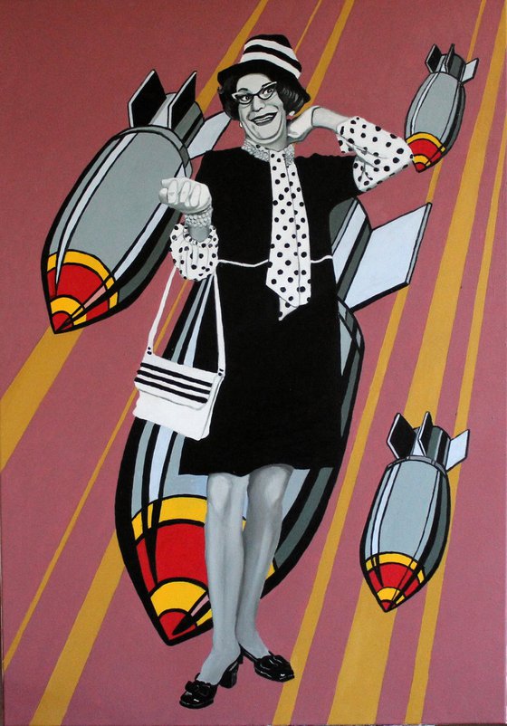 Dame Edna with Bombs