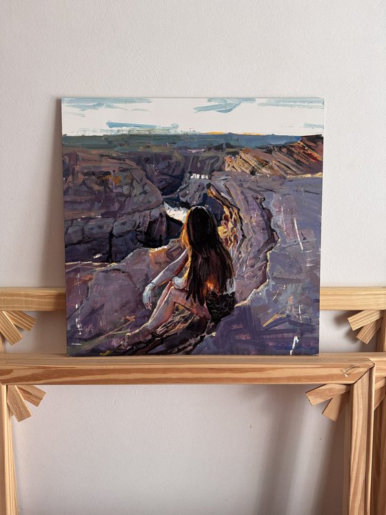 Solitude over the canyon