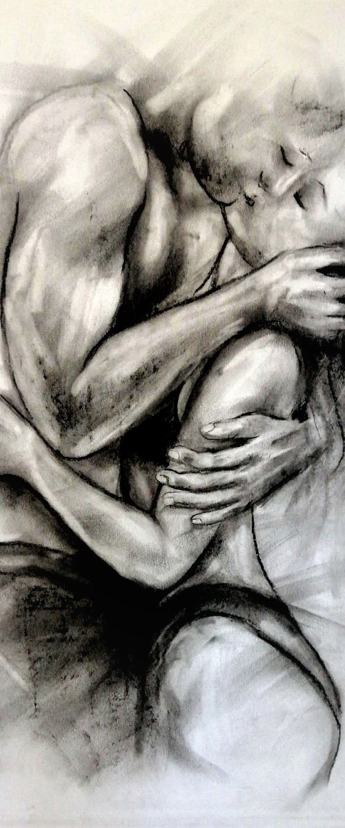Lovers embrace VII by Mateja Marinko