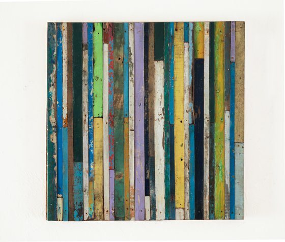 Wood Stripes Art 1 24x24 "