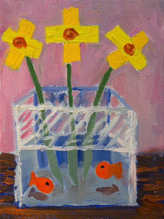 Daffodils and Goldfish